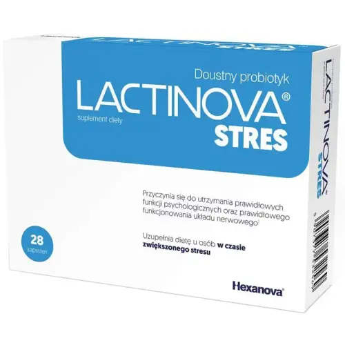 Lactinova Stres, 28 kapsułek - Wspomagające w czasie zwiększonego stresu