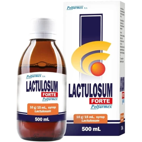 Lactulosum Forte Polfarmex Syrop, 500 ml - Lek przeczyszczający 