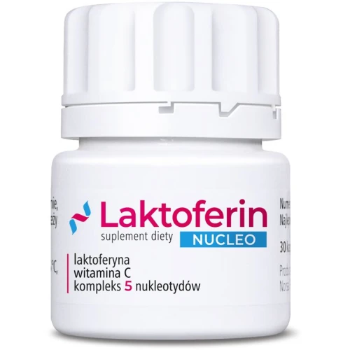 Laktoferin Nucleo, 30 kapsułek - Nukleotydy z witaminą C i laktoferyną