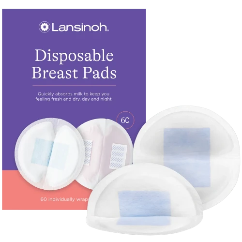 Lansinoh wkładki laktacyjne, 60 sztuk - Chronią bieliznę przed wyciekiem pokarmu