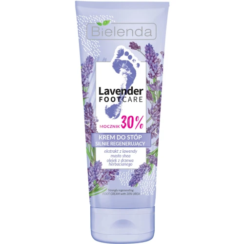 Bielenda Lavender Foot Care Krem do stóp silnie regenerujący, 75 ml - Na suche, zrogowaciałe i pękające pięty