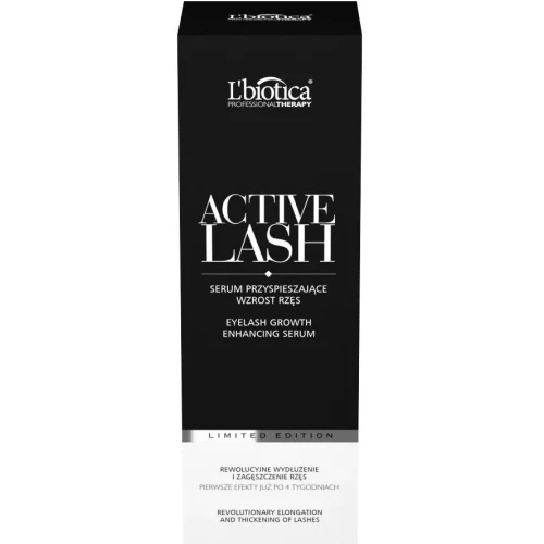 L'biotica ActiveLash Serum przyspieszające wzrost rzęs, 3,5 ml  - Activelash L’biotica to rewolucyjne wydłużenie i zagęszczenie rzęs