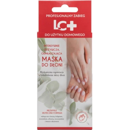 LC+ Maska Intensywnie odżywcza, odmładzająca do dłoni, rękawiczki, 1 para - Błyskawiczna regeneracja i odmłodzenie skóry dłoni