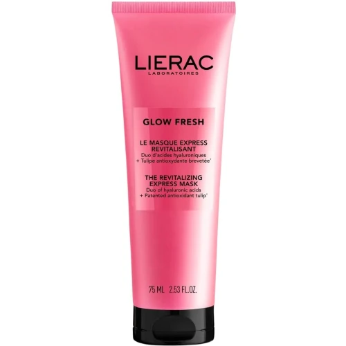 Lierac Glow Fresh Ekspresowa rewitalizująca maska, 75 ml - Dla natychmiastowego blasku i wygładzenia skóry