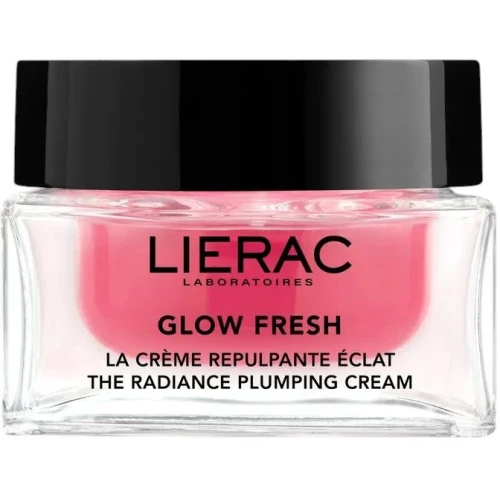 Lierac Glow Fresh Rozświetlająco-wypełniający krem do twarzy, 50 ml - Wygładza i rozświetla cerę