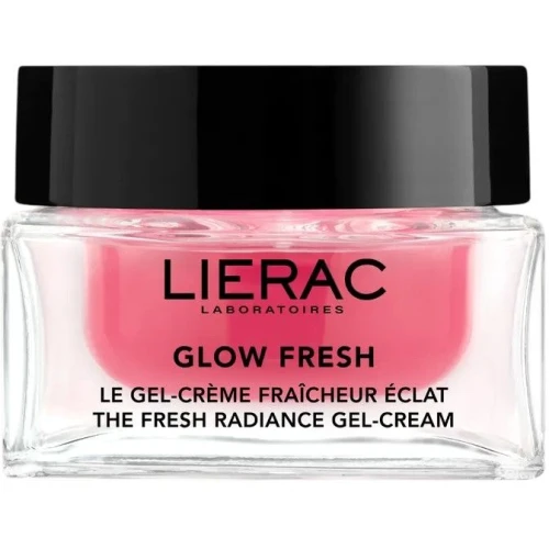 Lierac Glow Fresh Rozświetlający krem-żel do twarzy, 50 ml - Dla świeżej i promiennej cery