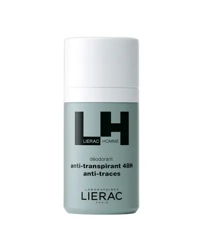 Lierac Homme dezodorant 48h, antyperspirant, 50 ml  - Długotrwała ochrona przed potem