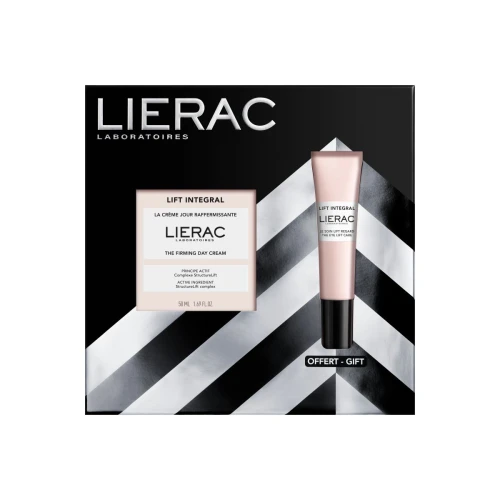 Lierac Lift Integral Zestaw - Krem na dzień, 50 ml + Krem pod oczy, 15 ml - Kompleksowa pielęgnacja przeciwzmarszczkowa