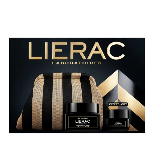 Lierac Premium Zestaw - Krem jedwabisty, 50 ml + Krem pod oczy, 20 ml - Zaawansowana pielęgnacja anti-aging