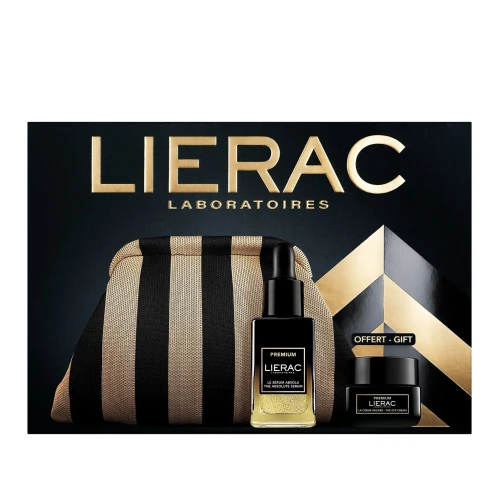 Lierac Premium Zestaw - Serum regenerujące, 30 ml + Krem pod oczy, 20 ml - Skuteczna walka ze zmarszczkami