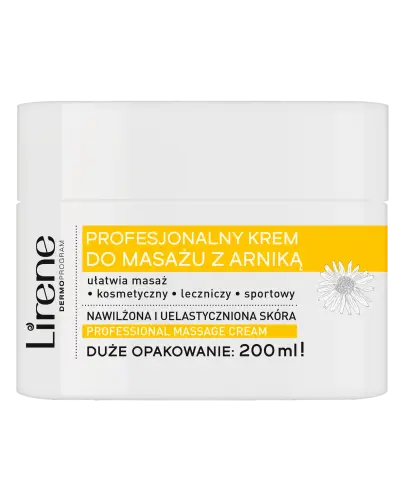 Lirene Profesjonalny krem do masażu z arniką, 200 ml  - Do każdego typu skóry