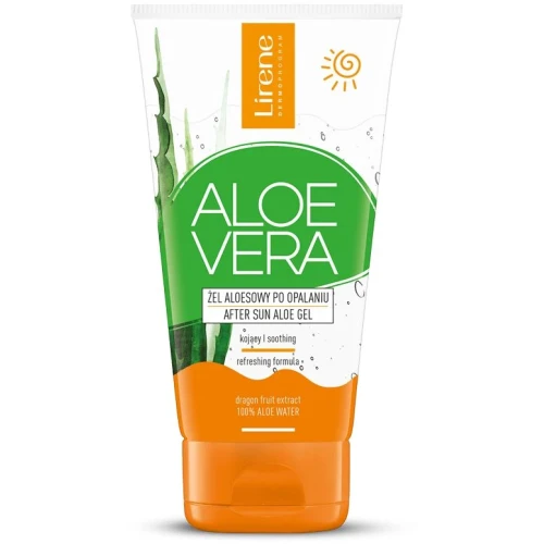 Lirene Sun Aloe Vera Żel aloesowy po opalaniu, 150 ml - Dla natychmiastowego komfortu skóry