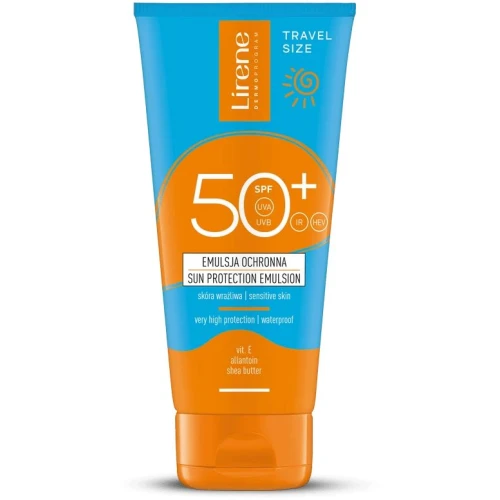 Lirene Sun Emulsja ochronna SPF 50+, 90 ml - Intensywne nawilżenie skóry
