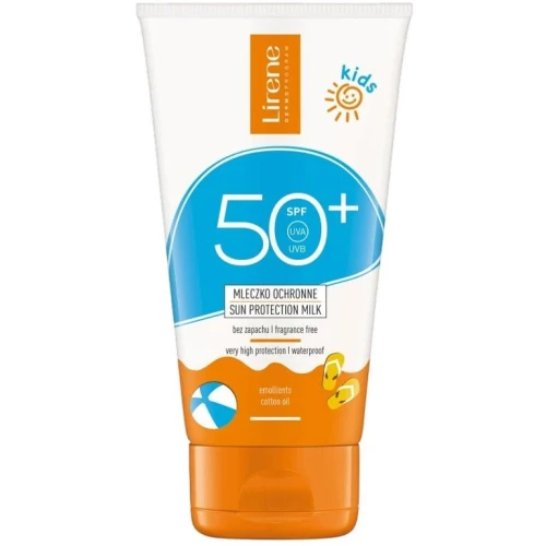 Lirene Sun Kids Mleczko ochronne dla dzieci SPF 50+, 150 ml - Wysoka ochrona UVA/UVB, nawilżenie i bezpieczeństwo dla skóry dzieci