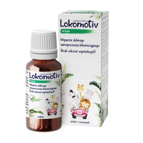 Lokomotiv Krople, 30 ml - Dobre samopoczucie podczas podróży