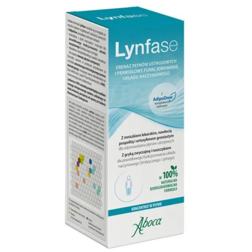 Aboca Lynfase koncentrat w płynie, 180 g - Suplement diety w płynie na bazie naturalnych składników