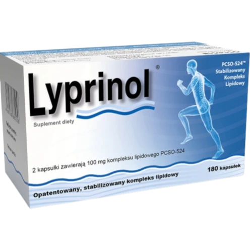 Lyprinol, 180 kapsułek - Zawiera stabilizowany kompleks lipidowy i oliwę z oliwek