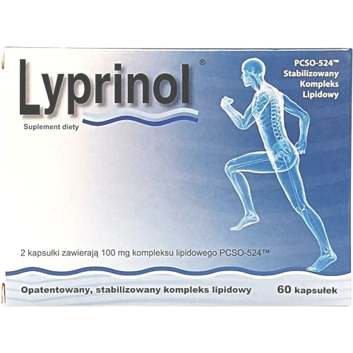 Lyprinol, 60 kapsułek - Z kompleksem lipidowym ze skorupiaków