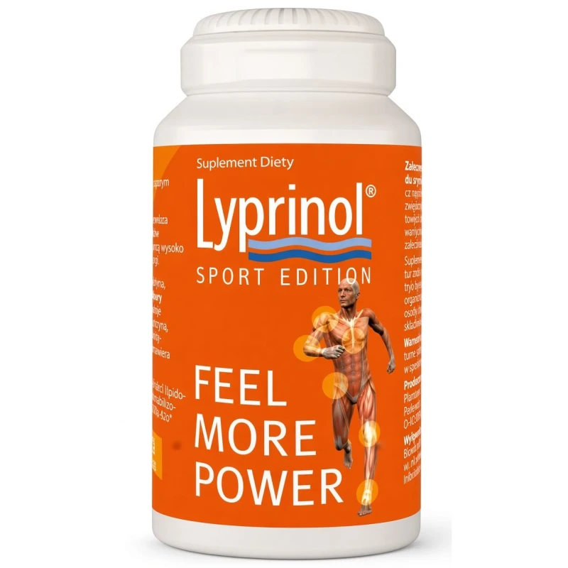 Lyprinol Sport, 180 kapsułek - Lipidowy kompleks PCSO-524 dla sportowców