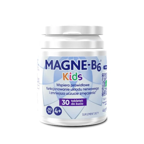 Magne-B6 Kids, 30 tabletek do żucia - W kształcie pandy o naturalnym smaku arbuza