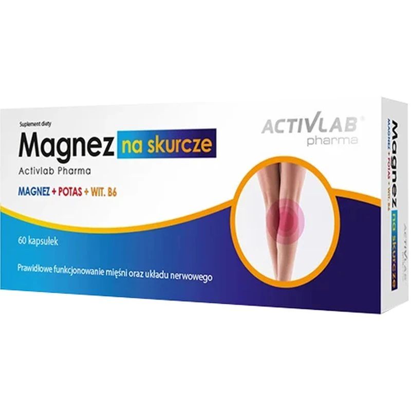 Activlab Pharma Magnez Na Skurcze, 60 kapsułek - Magnez z potasem i witaminą B6