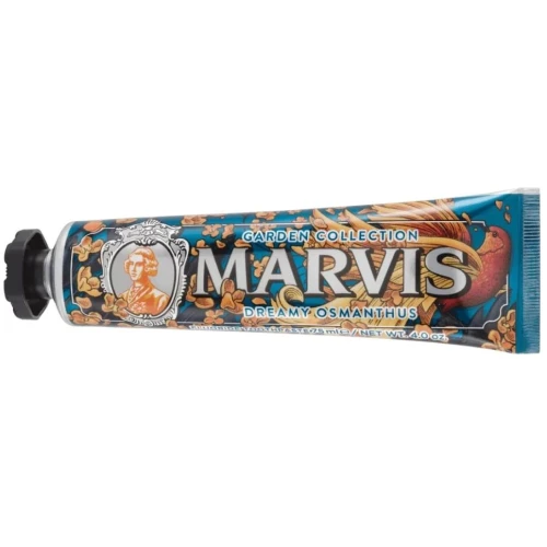 Marvis Dreamy Osmanthus Pasta do zębów o smaku mięty z nutą kwiatu osmantusa, 75 ml - Chroni przed próchnicą i zapewnia świeży oddech