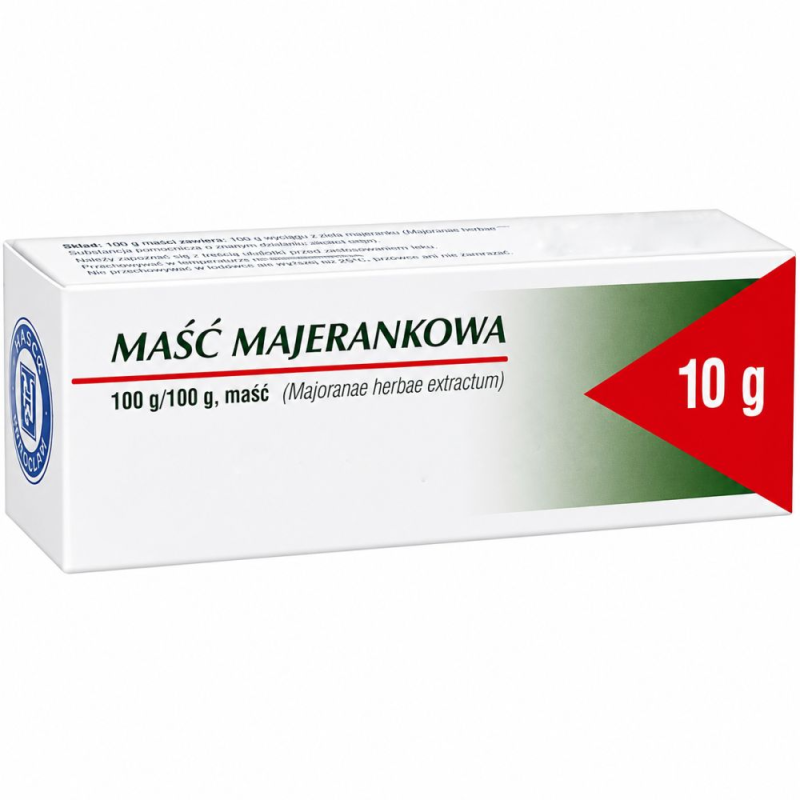 Maść majerankowa, 10 g - Z wyciągiem z ziela majeranku o działaniu przeciwbakteryjnym