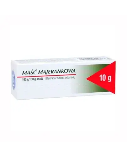 Maść majerankowa, 10 g - Z wyciągiem z ziela majeranku o działaniu przeciwbakteryjnym
