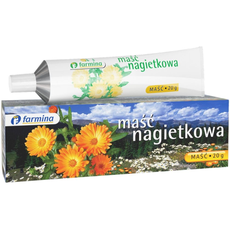 Farmina Maść Nagietkowa, 20 g - Lek homeopatyczny na stany skórne