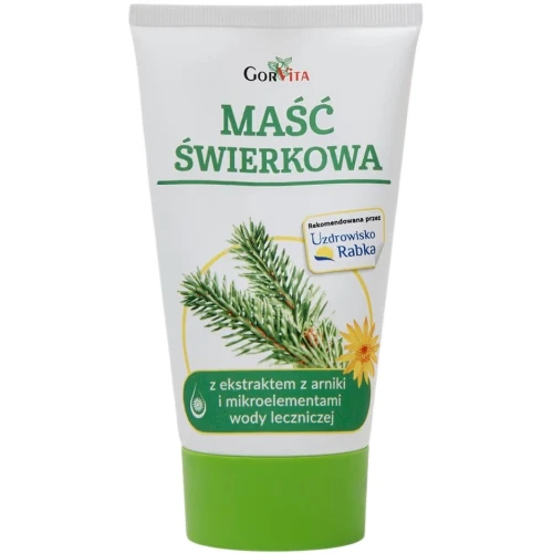 Gorvita Maść Świerkowa, 135 ml - Z ekstraktem z arniki i leczniczą wodą mineralną