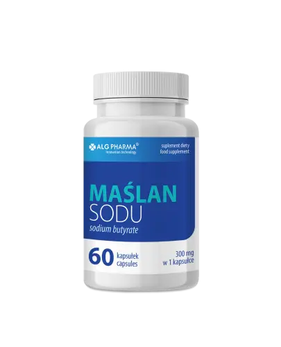 Maślan Sodu Alg Pharma, 60 kapsułek - Z maślanem sodu,  który wspiera jelita w chorobach przewodu pokarmowego
