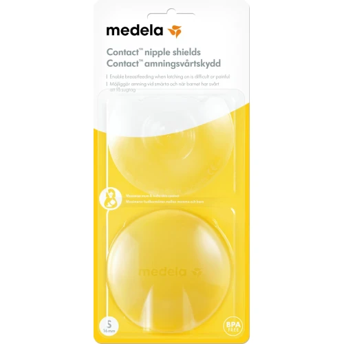 Medela Contact Silikonowe nakładki na brodawki, rozmiar S, 2 sztuki - Kapturki do karmienia