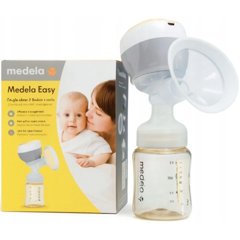 Medela Easy Laktator elektryczny pojedynczy, 1 sztuka - Bezprzewodowe odciąganie pokarmu z technologią PersonalFit Flex™