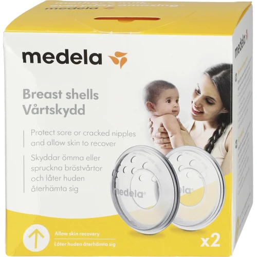 Medela Osłonki ochronne na piersi, 2 sztuki - Nakładki silikonowe