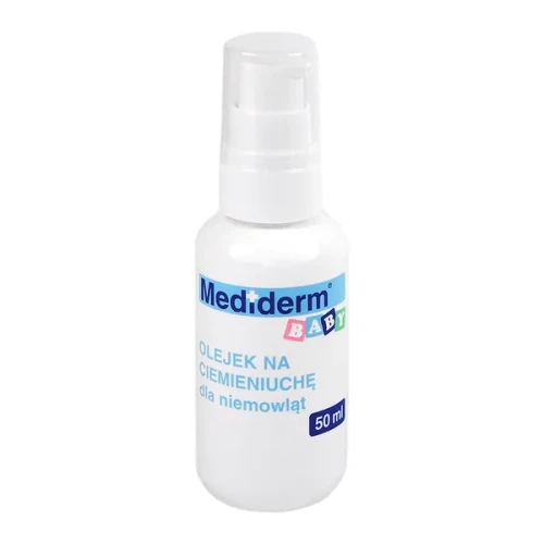 Mediderm Baby Olejek na ciemieniuchę dla niemowląt, 50 ml - Delikatna formuła stworzona dla niemowląt i małych dzieci
