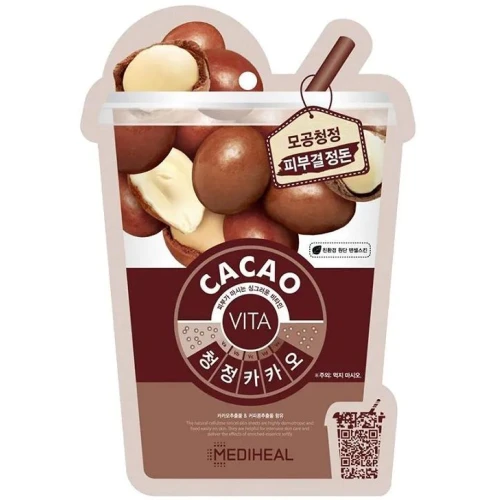 Mediheal Vita Cacao Regulująco-oczyszczająca maska w płachcie, 20 ml - Na pory, sebum i niedoskonałości