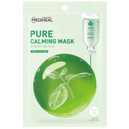 Mediheal Pure Calming  Kojąca maska w płachcie, 20 ml - Do skóry wrażliwej i podrażnionej