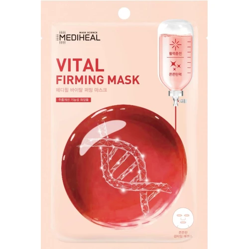 Mediheal Vital Firming Ujędrniająca maska w płachcie, 20 ml - Na zmarszczki i utratę elastyczności