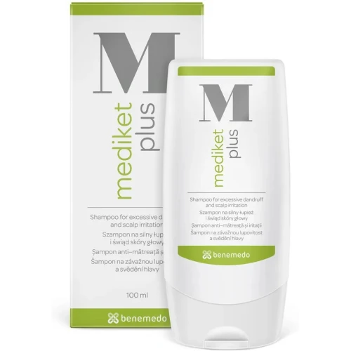 Mediket Plus Szampon przeciwłupieżowy, 100 ml - Na silny i nawracający łupież