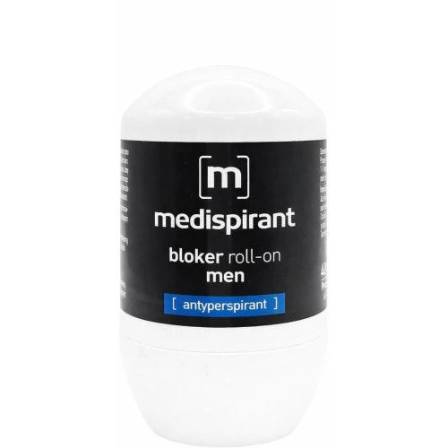 Medispirant Men Bloker Roll-on, 40 ml - Długotrwała ochrona przed poceniem dla mężczyzn