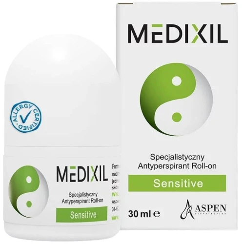 Medixil Sensitive Roll-on antyperspirant, 30 ml - Bloker potu pod pachy
