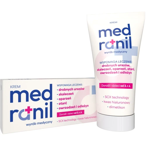 Medranil Krem, 50 ml - Krem na odleżyny, oparzenia i drobne rany