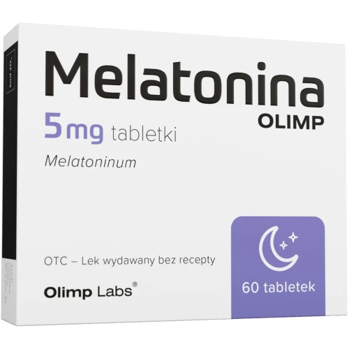 Melatonina Olimp 5 mg, 60 tabletek - Lek na sen