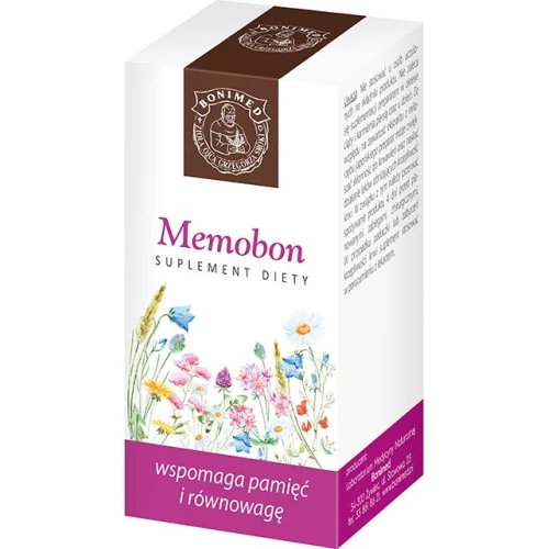 Memobon, 60 kapsułek - Na pamięć i równowagę