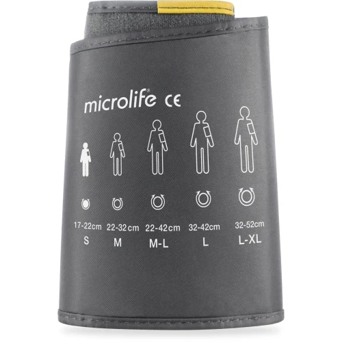 Microlife Mankiet stożkowy do ciśnieniomierza na ramię, rozmiar M ( 22-32cm), 1 sztuka - Odpowiedni dla większości dorosłych użytkowników