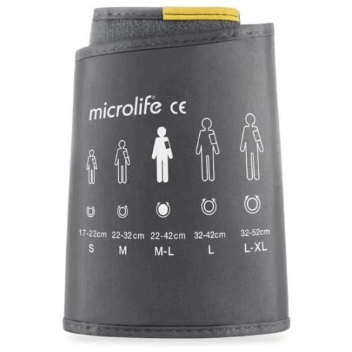 Microlife Mankiet stożkowy do ciśnieniomierza na ramię 4G M-L (22-42 cm) - Rozmiar odpowiedni dla większości dorosłych użytkowników