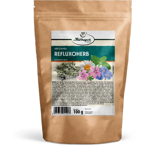 Mieszanka Refluxoherb, zioła sypkie 100 g - Dla osób, którym doskwiera refluks żołądkowo-przełykowy