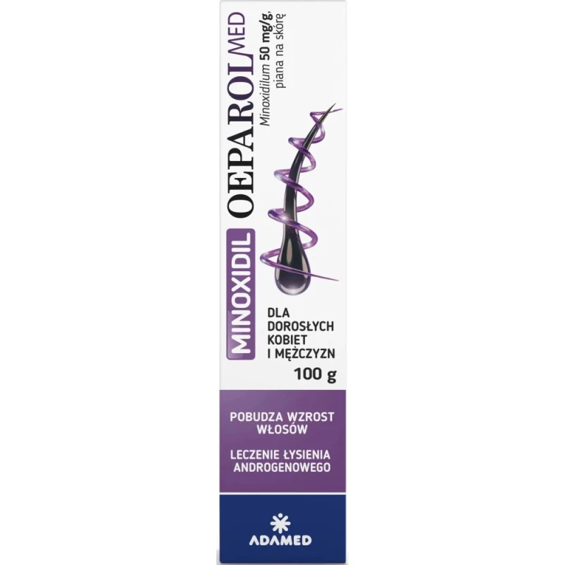 Minoxidil OeparolMed, 50 mg/g Piana na skórę, 100 g