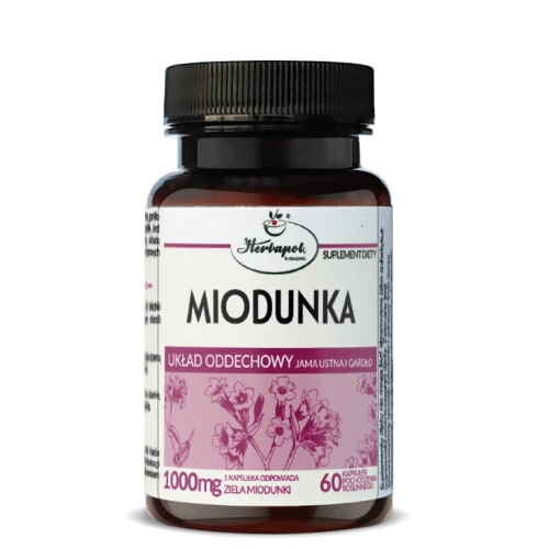 Miodunka, 60 kapsułek - Na układ oddechowy 