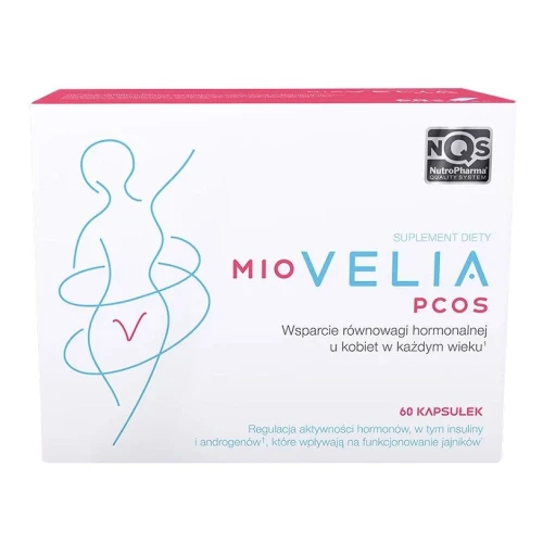 Miovelia PCOS, 60 kapsułek - Wsparcie równowagi hormonalnej